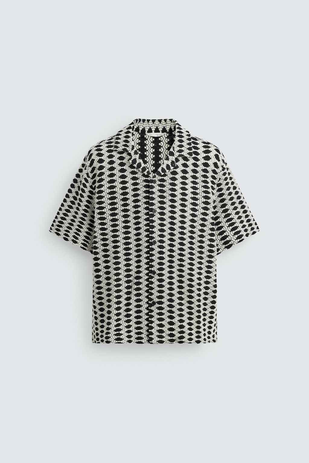 CONTRAST JACQUARD SHIRT - Zara фото 13