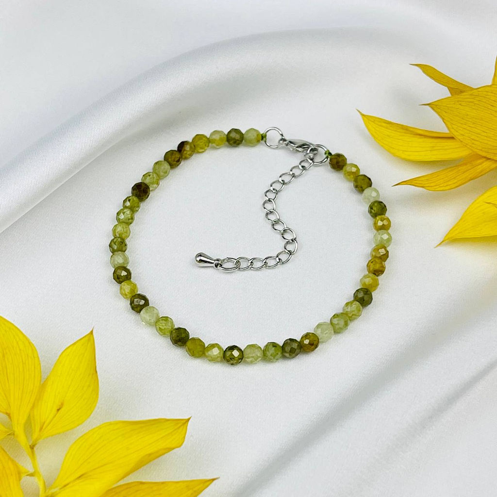 Браслет из Граната "Гроссуляр" 17,5 см +