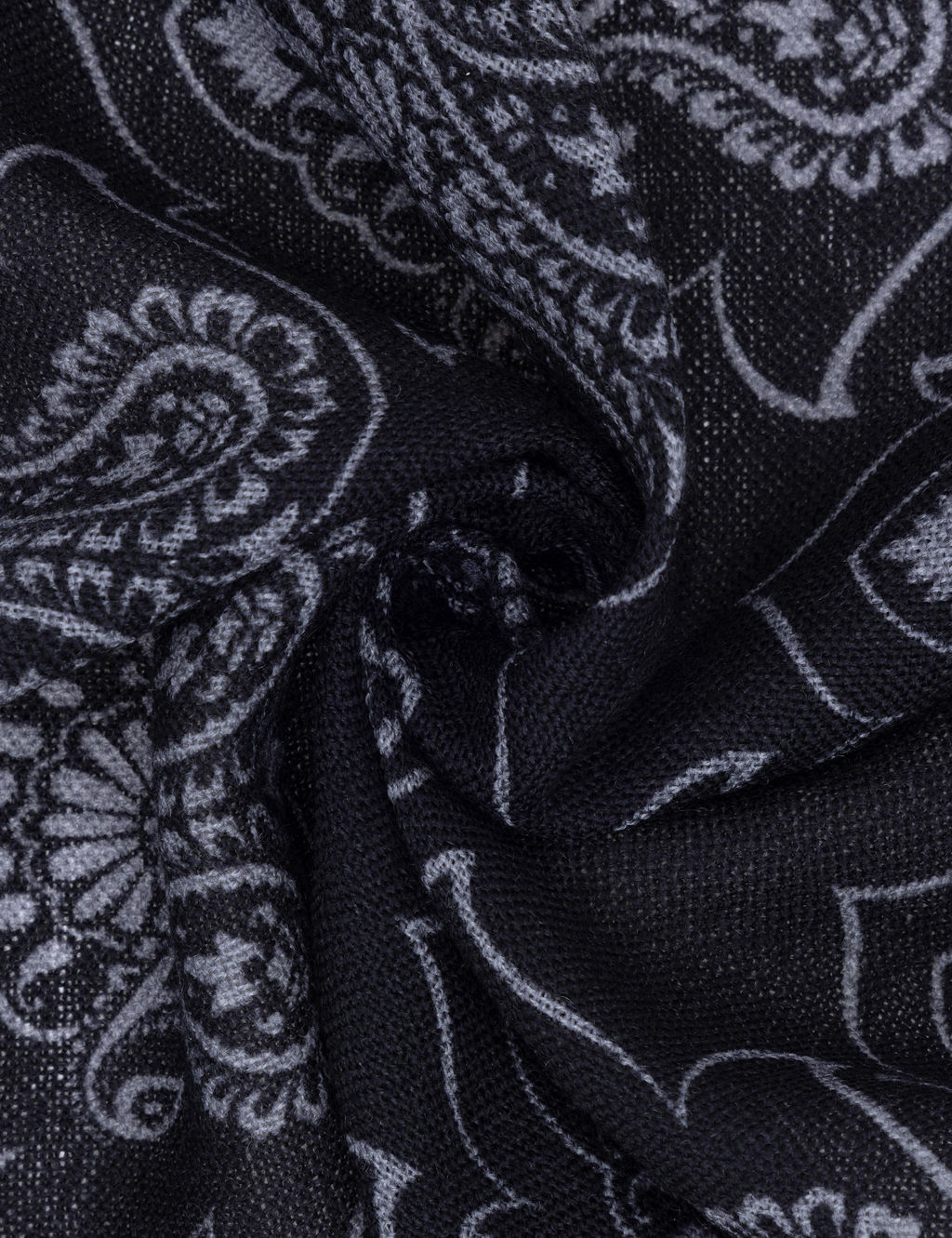 Черный шерстяной платок - Cacharel фото 4