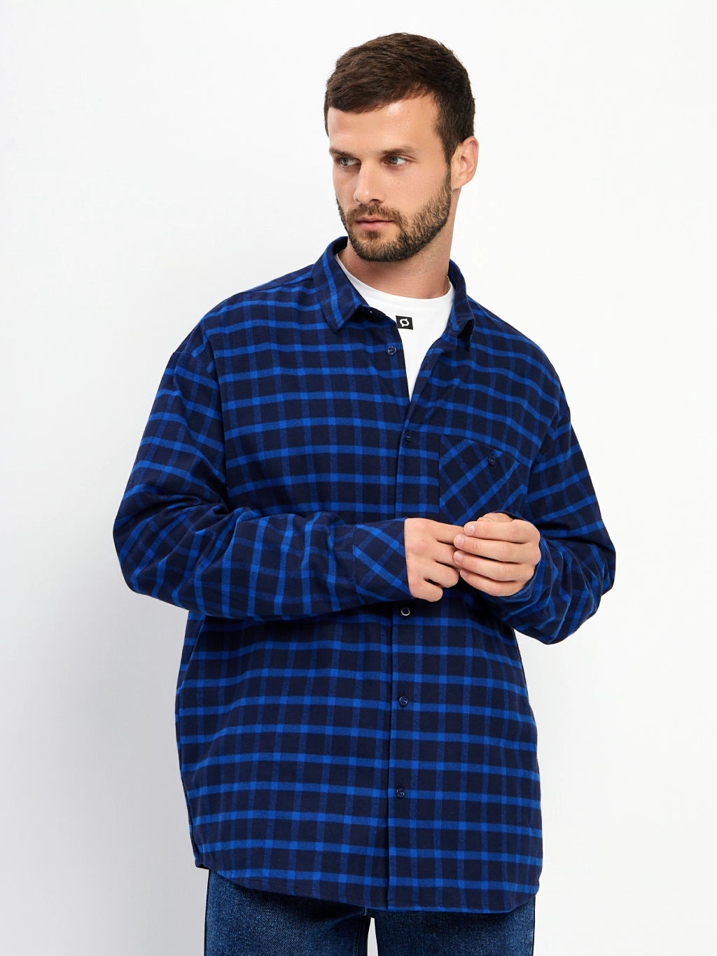 Сорочка мужская длинный рукав GREG S245/211/8920/1