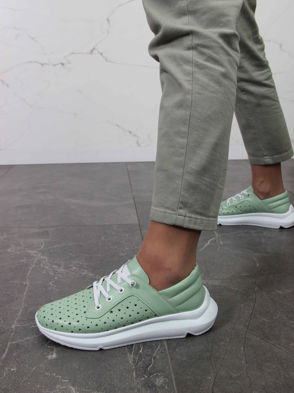 Кроссовки 168.236143w. Мята-виктория