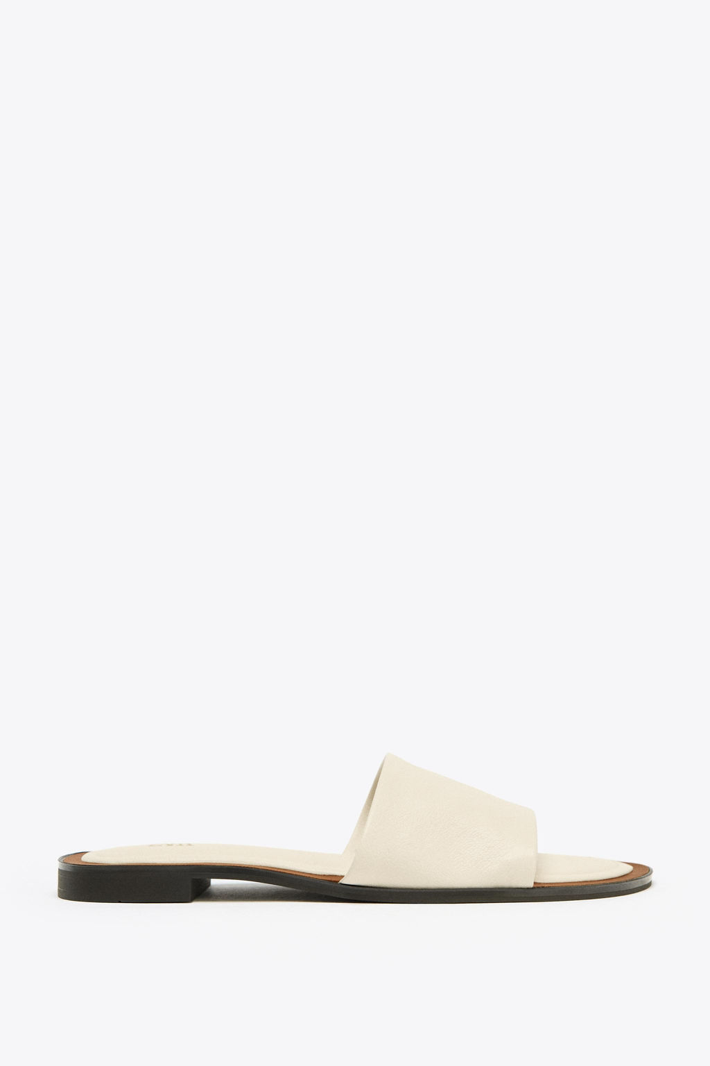 SOFT LEATHER SLIDES - Zara фото 7