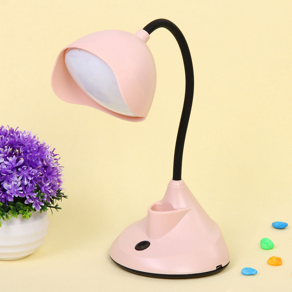 Цена за 2 шт. Настольная лампа "Sweet - Lamp" LED 10*32 см LED, USB 2W 5V, Пудровый