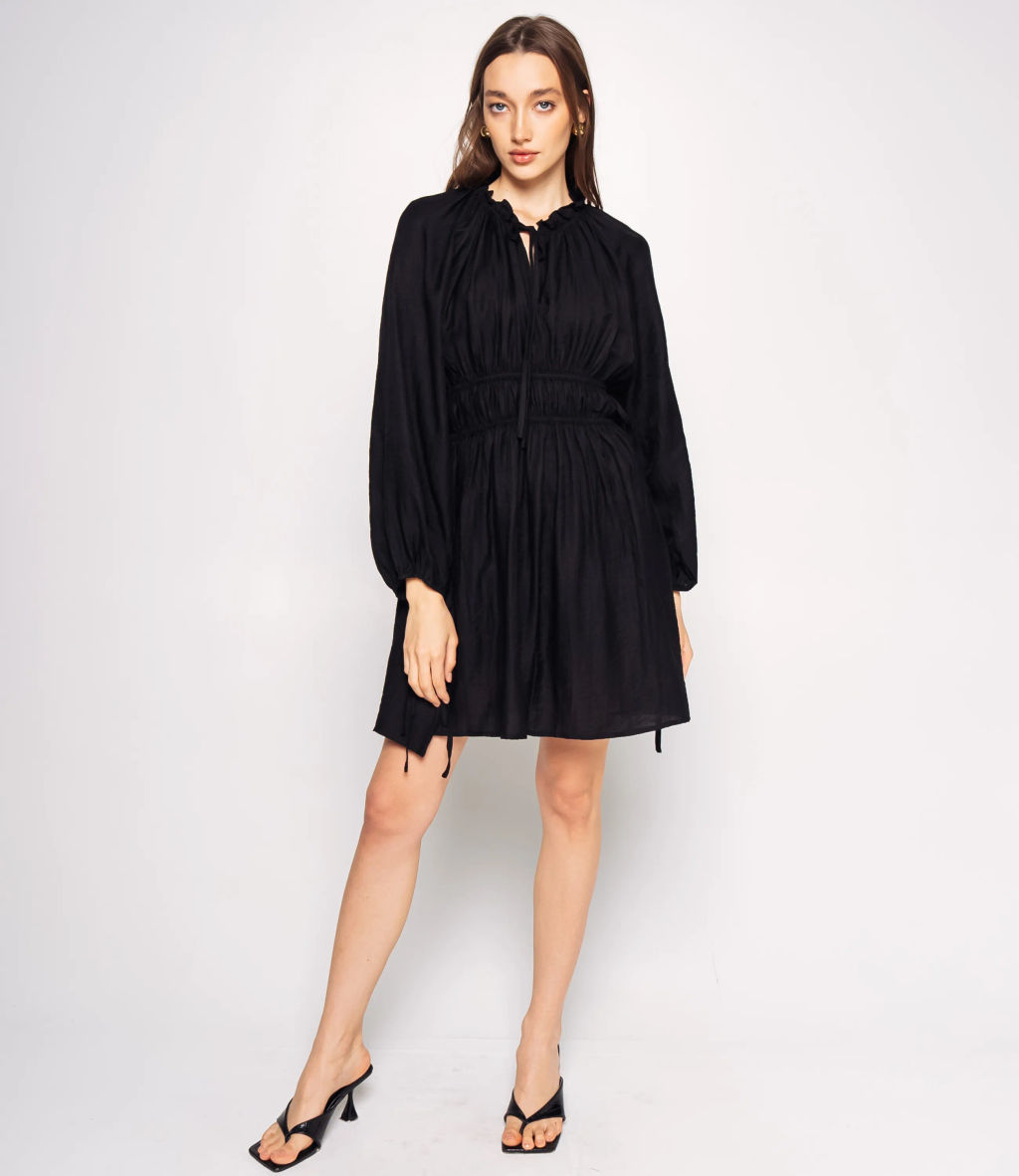 Платье #КТ1515, чёрный - Dommod фото 4