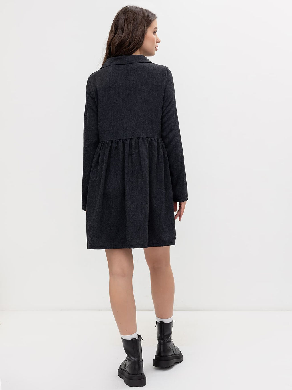 Платье женское с длинными рукавами в черном цвете черный 152557 - Mark formelle фото 3