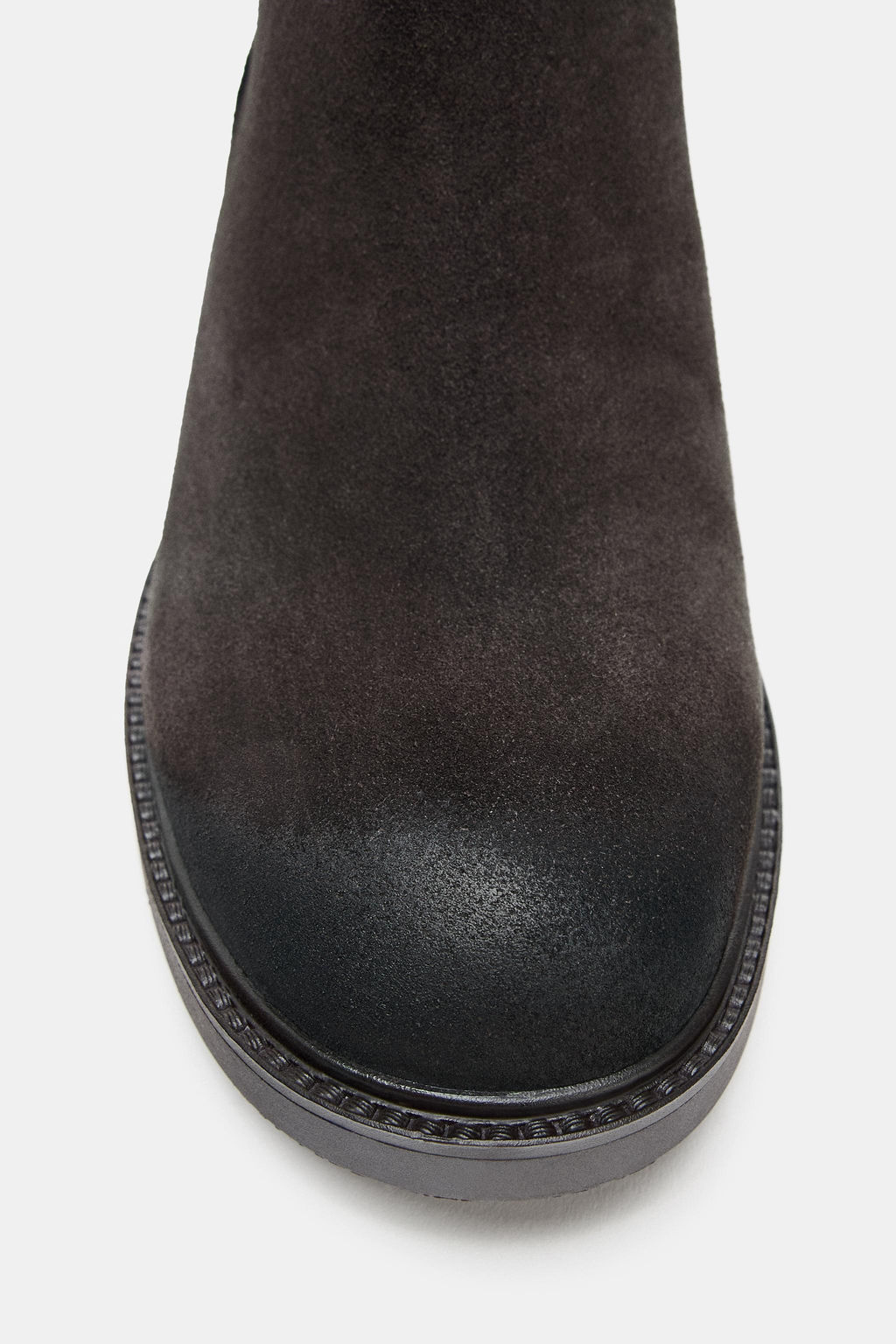 BUCKLED SPLIT SUEDE ANKLE BOOTS - Zara фото 7