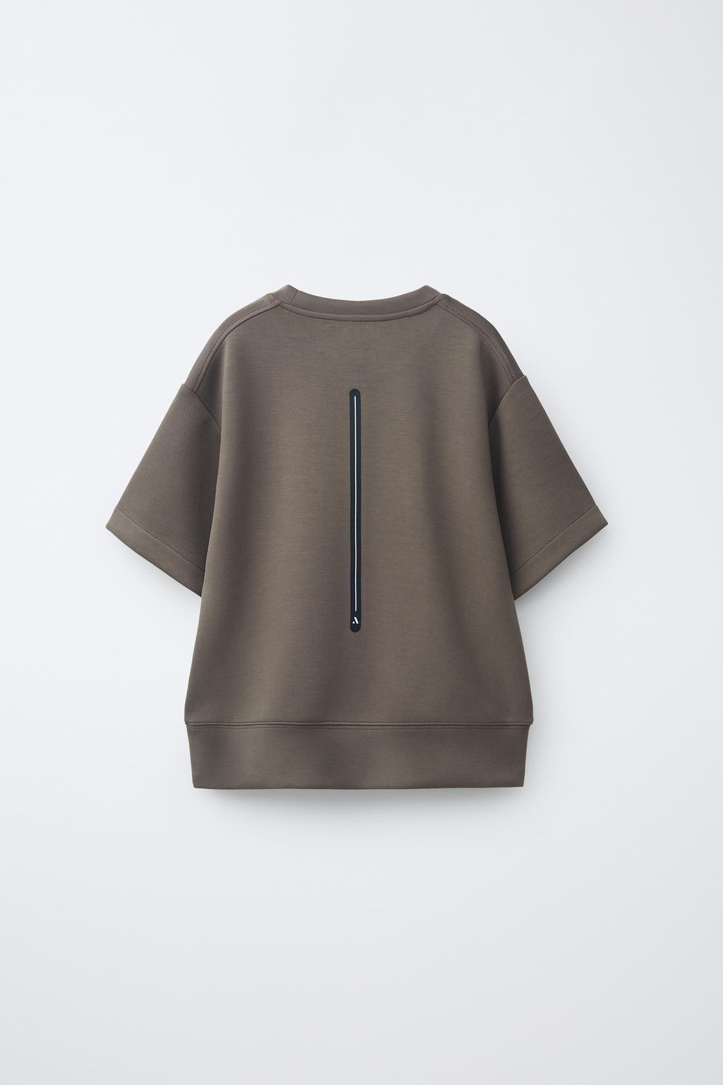 CAMISETA TEXTO SPORTY / Marr?n - Zara фото 5