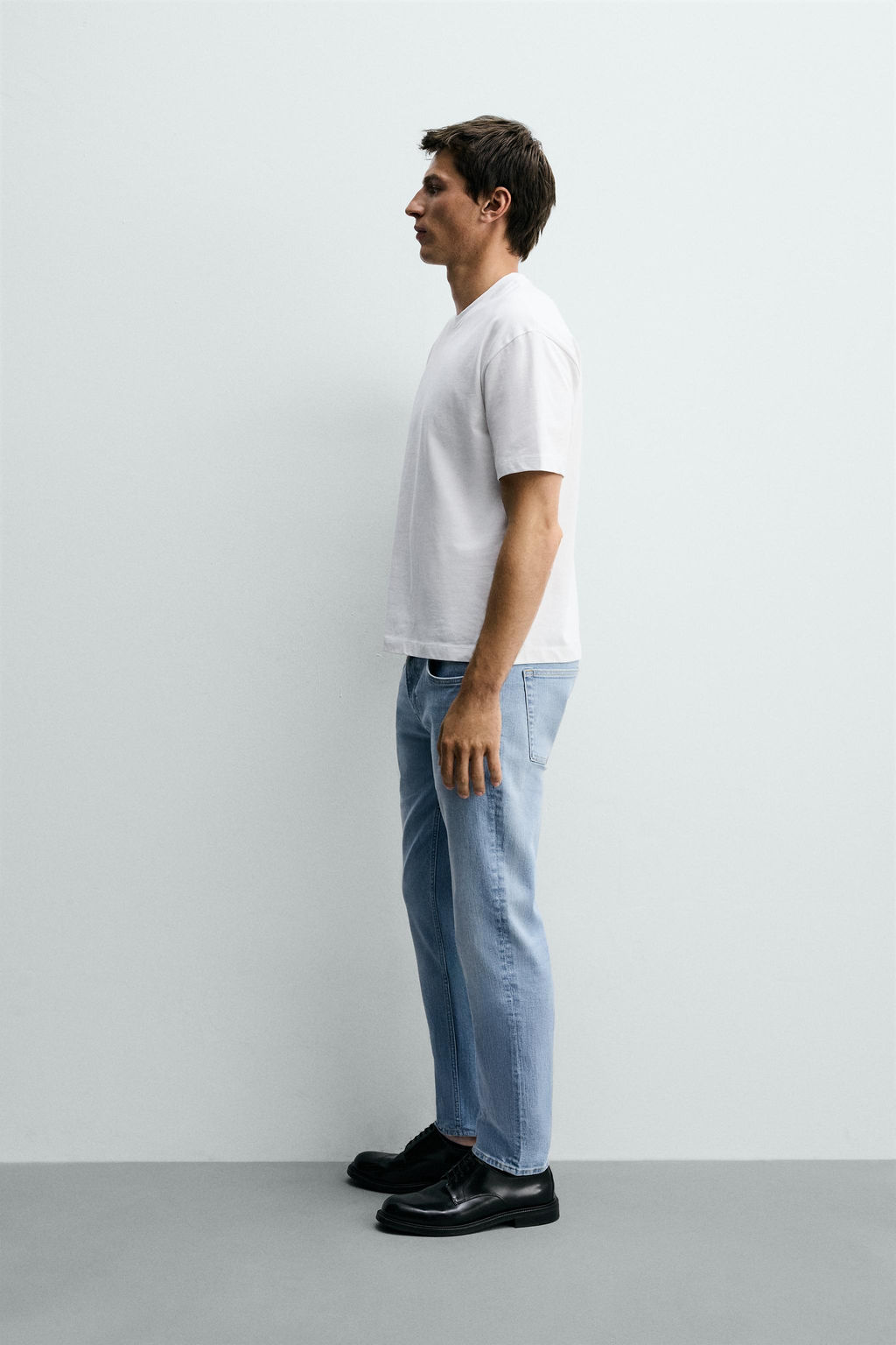 JEANS SLIM FIT B?SICO / Azul claro - Zara фото 4