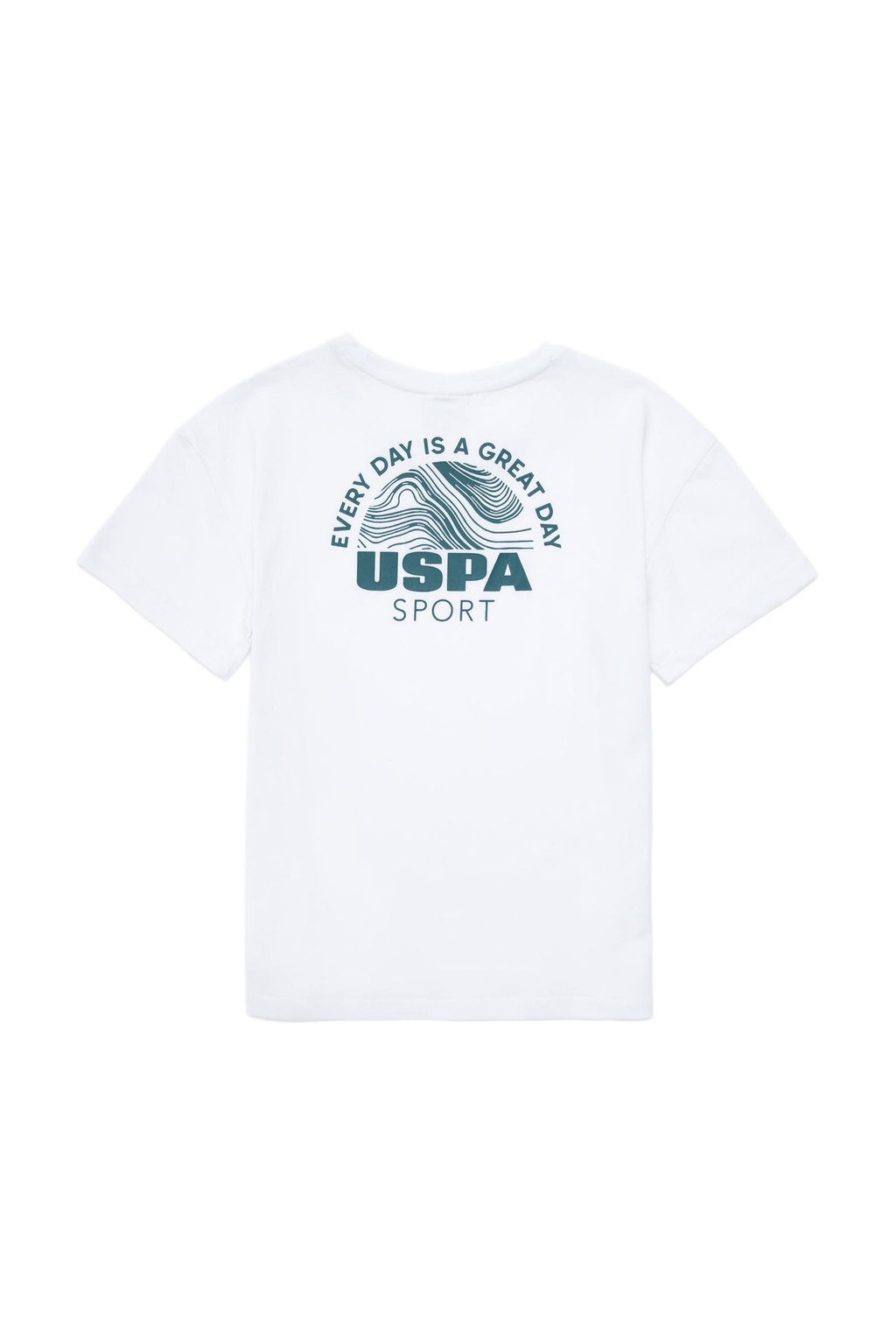 Белая футболка для мальчика - U.s. polo assn фото 3