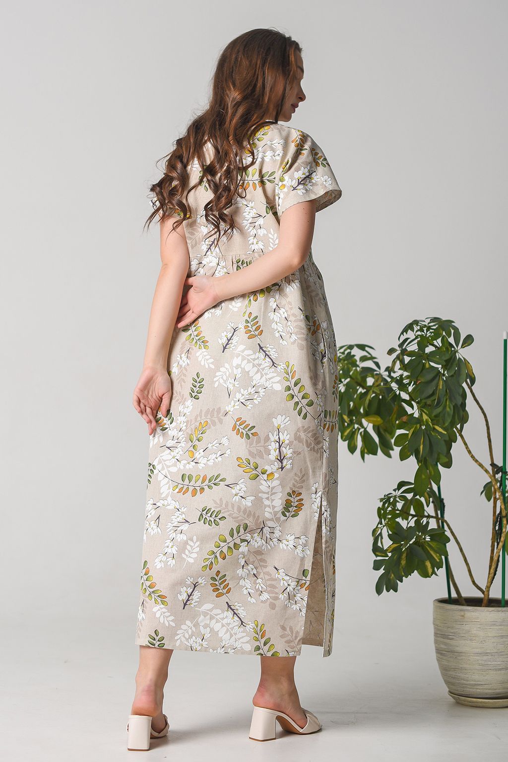 Платье Хлопок 70% Лён 30% Кострома 2 - Оптима фото 5