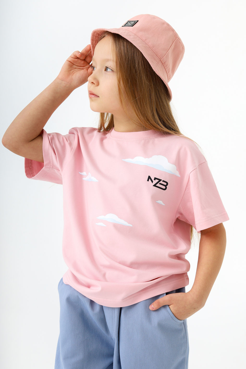 Брюки багги деним, нюд - Inzibe фото 22