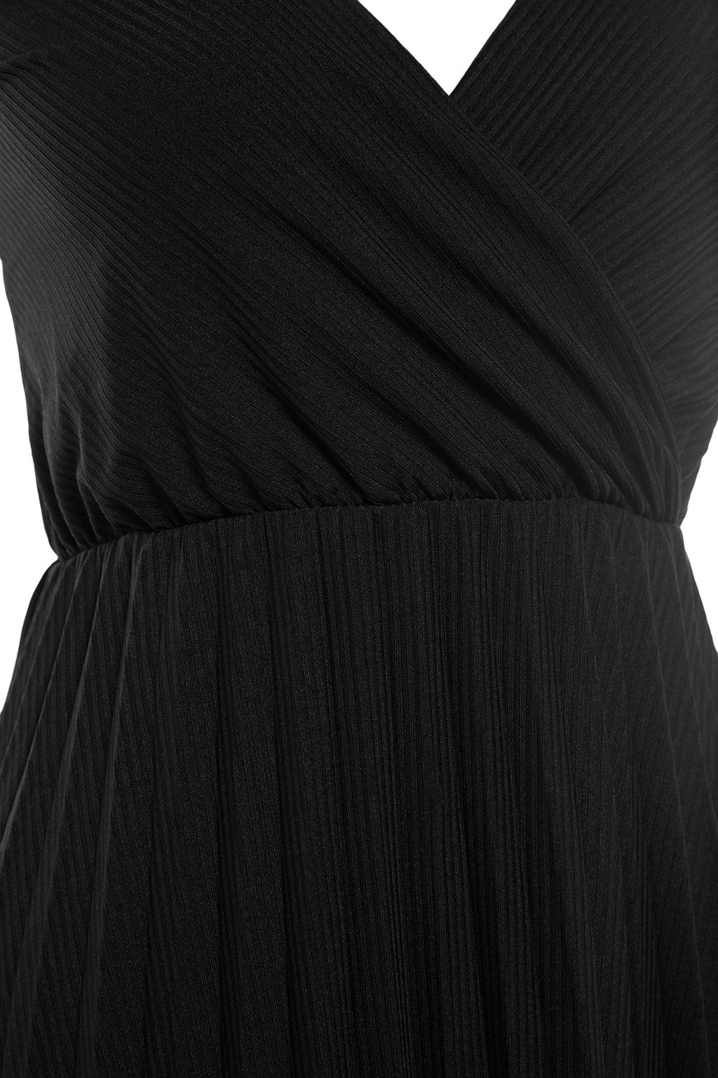 TRENDYOLMILLA Siyah Belden Ac?lanMidi Kruvaze Piliseli Ayarlanabilir Ask?l? Esnek Orme Elbise TWOSS20EL2729  фото 44