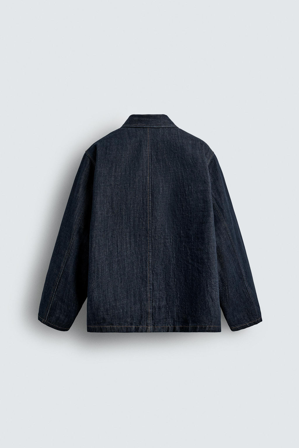 RELAXED FIT DENIM JACKET WITH POCKETS - Zara фото 9