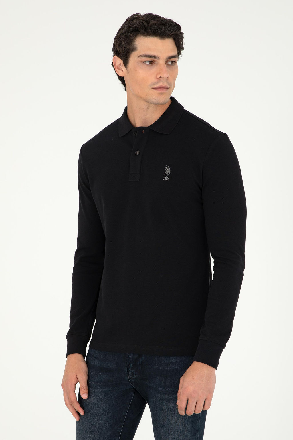 Мужской черный базовый свитшот Неожиданная скидка в корзине - U.s. polo assn фото 8