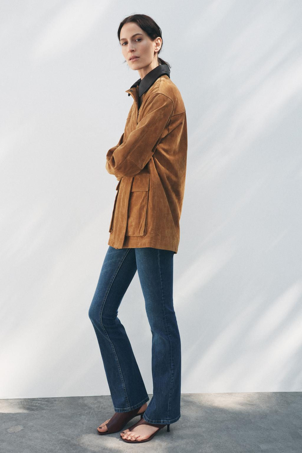 ZW COLLECTION BOOTCUT FULL LENGTH MID-WAIST JEANS - Zara фото 25