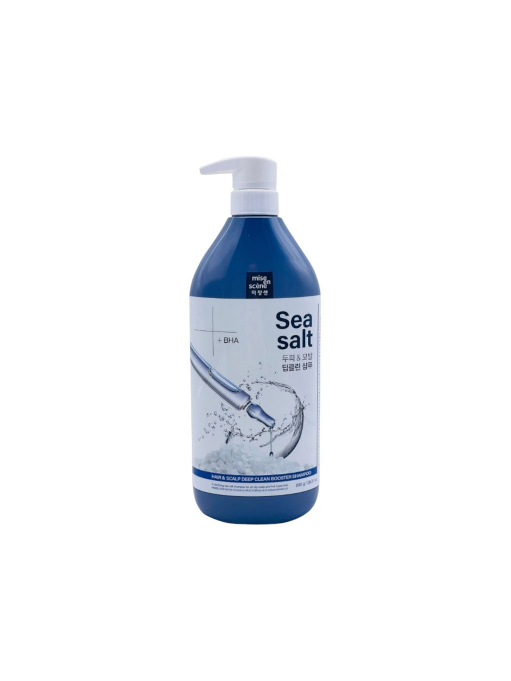 Hair&Sclap Deep Clean Booster Shampoo Sea salt+BHA - Глубокоочищающий шампунь с морской солью , 800мл