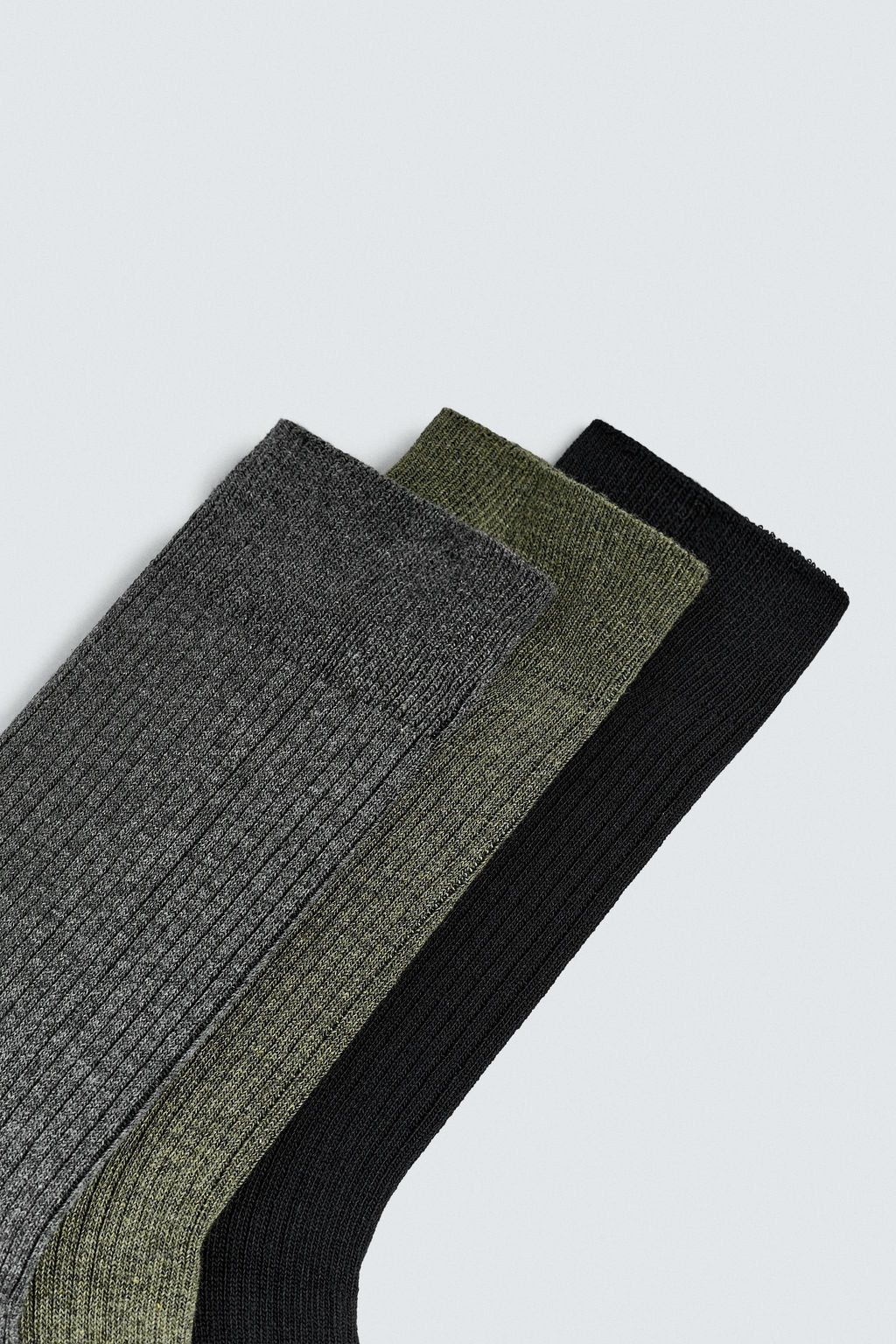3-PACK OF MEDIUM WEIGHT RIB SOCKS - Zara фото 3