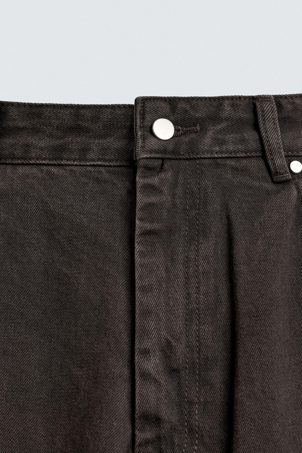 JEANS WIDE FIT / Marr?n - Zara фото 9