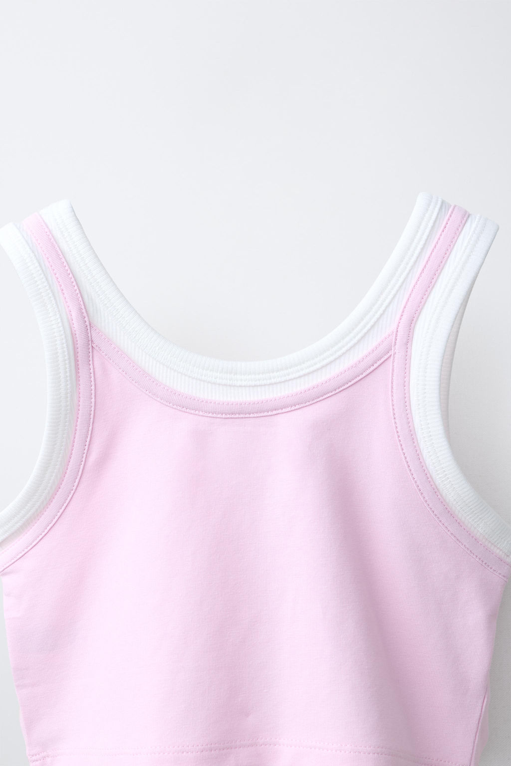 TOP DOBLE CONTRASTE / Rosa - Zara фото 4