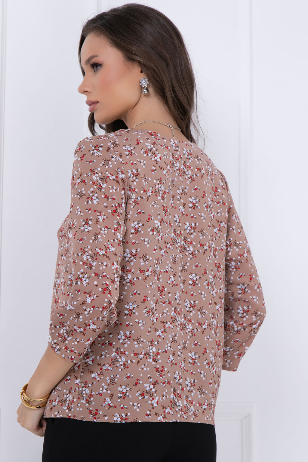 Блуза Bellovera 4Б5598 кофейный