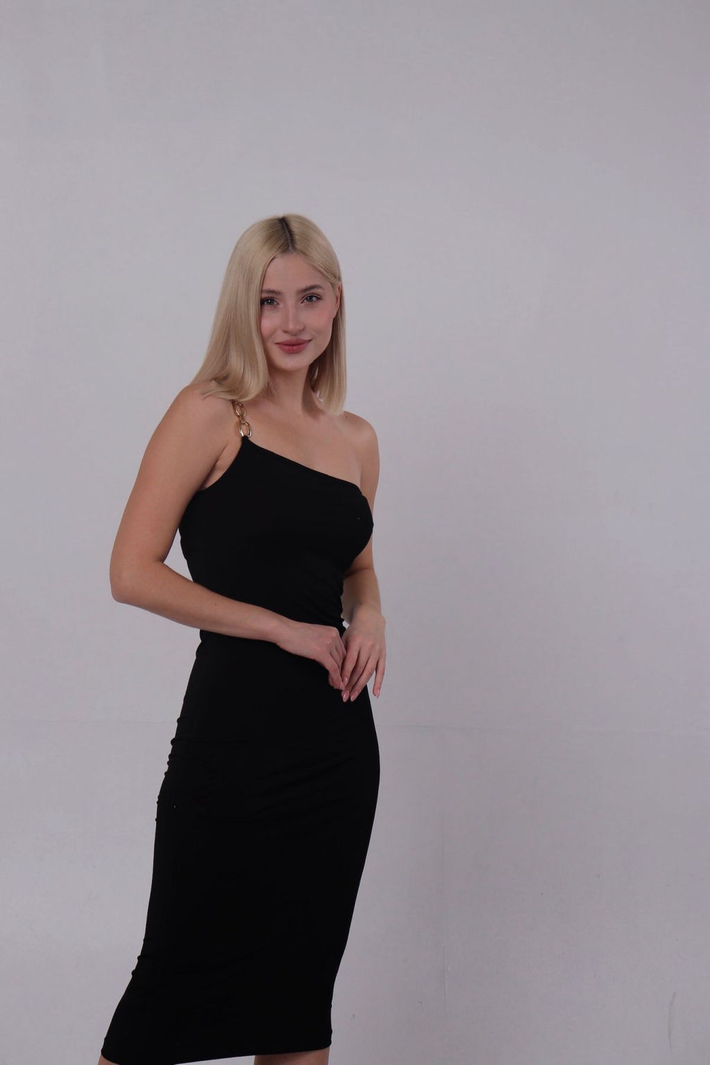 Платье облегающее чёрное - Martichelli фото 19