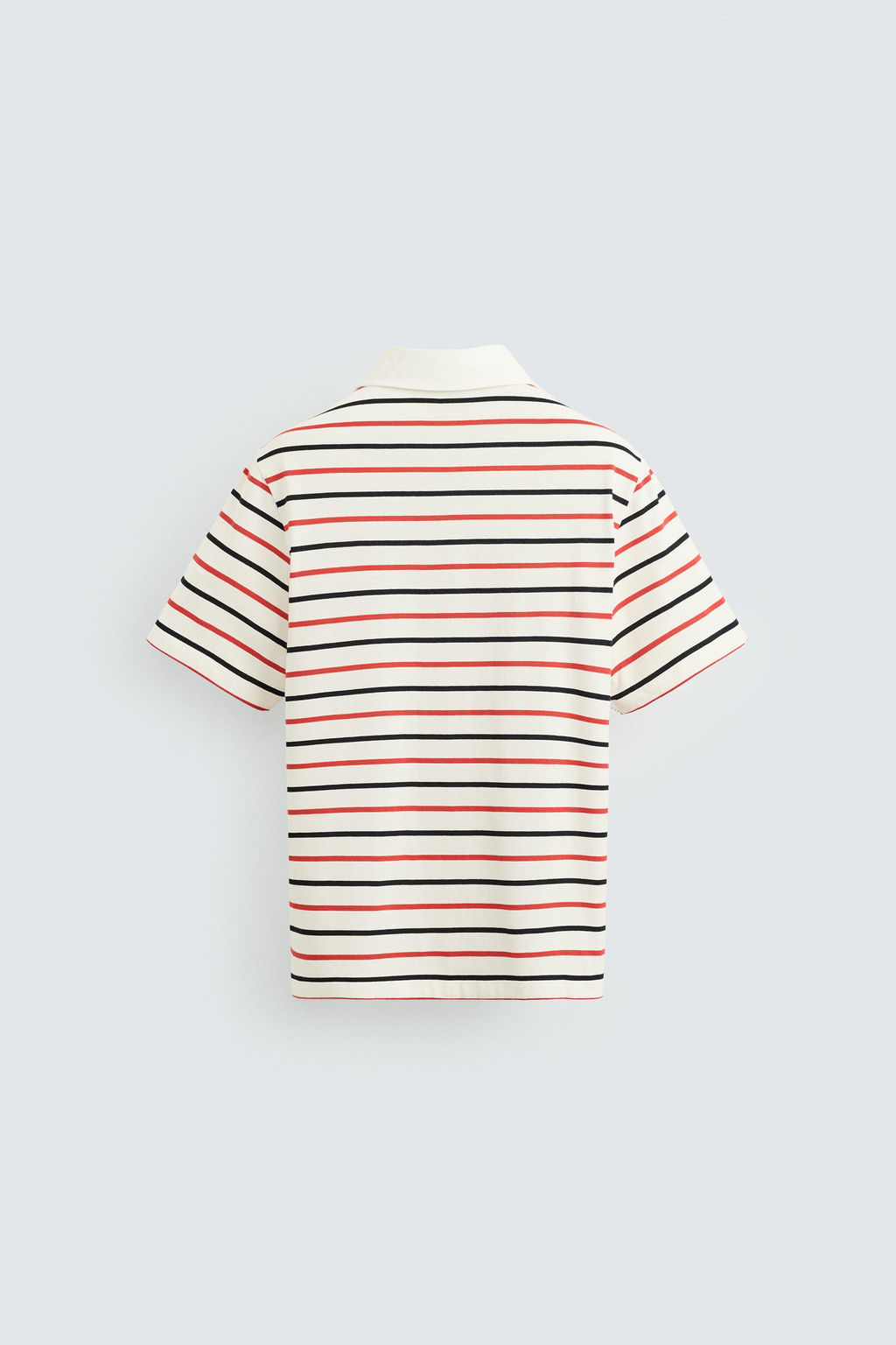 STRIPED POLO SHIRT - Zara фото 7