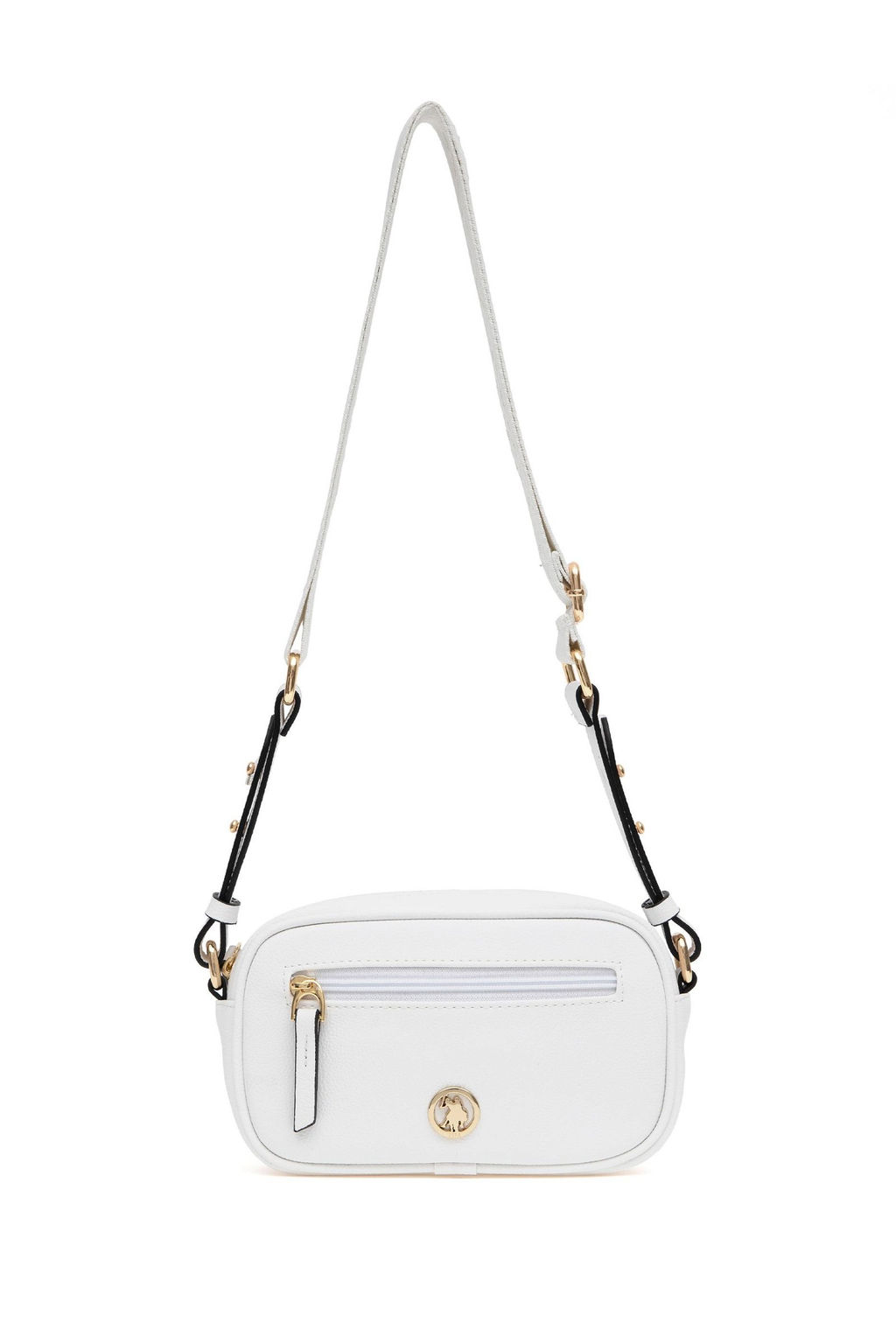 U. S. Polo Assn / Женская белая сумка через плечо - U.s. polo assn фото 4