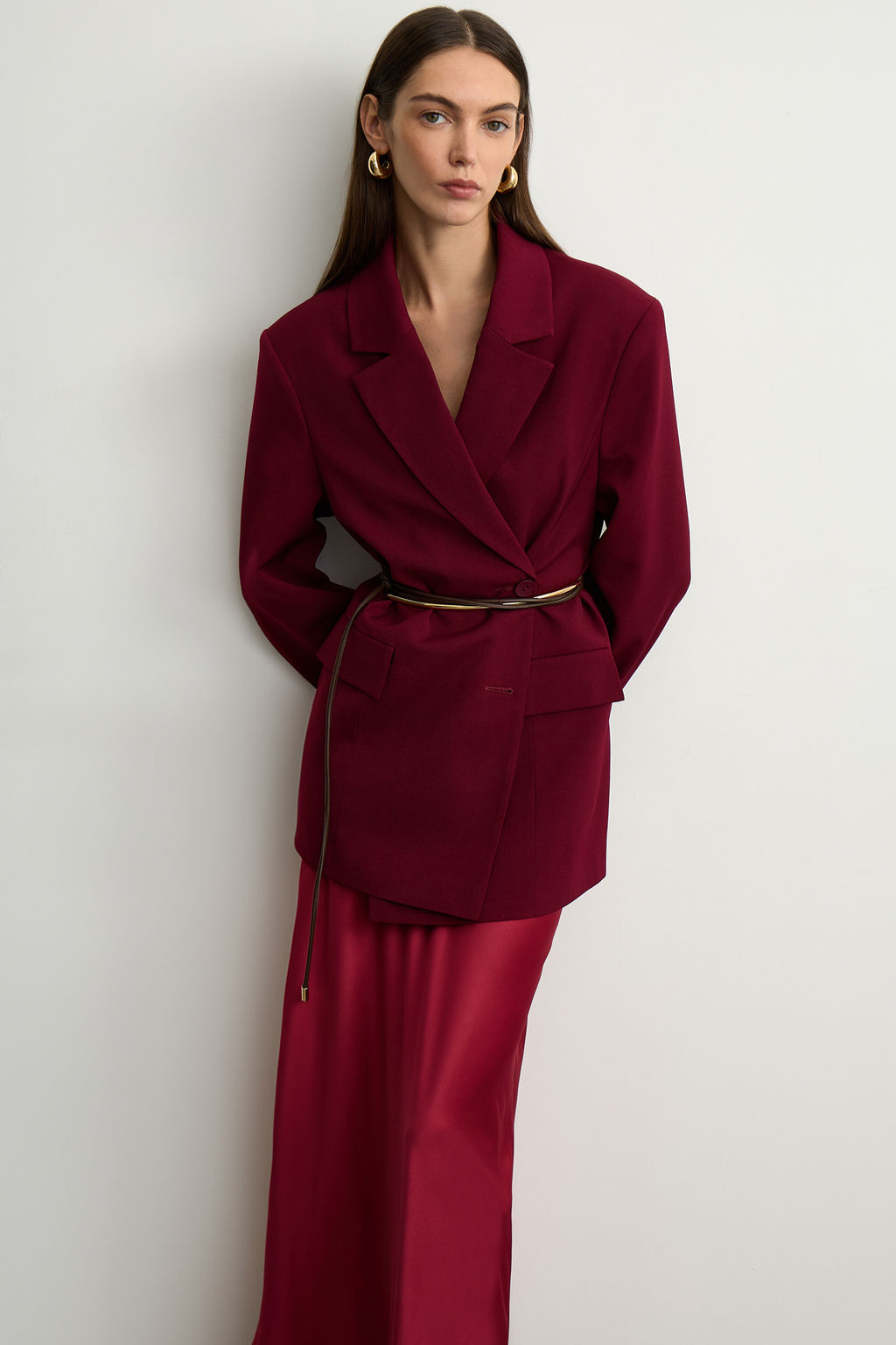 Юбка миди из атласа - Mollis фото 2