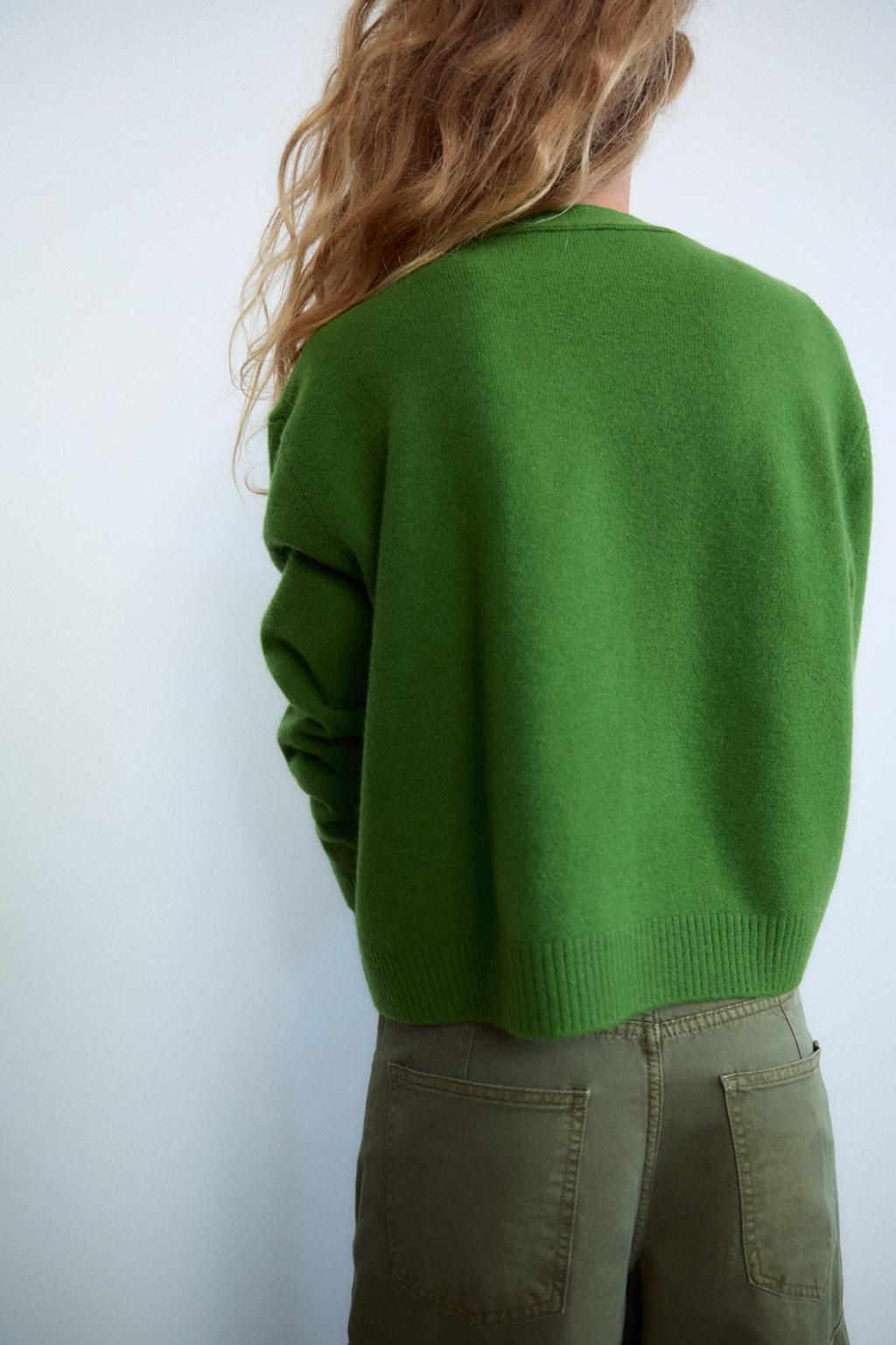 ARGYLE KNIT CARDIGAN - Zara фото 4