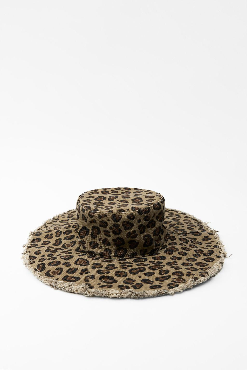 ANIMAL PRINT BUCKET HAT - Zara фото 3