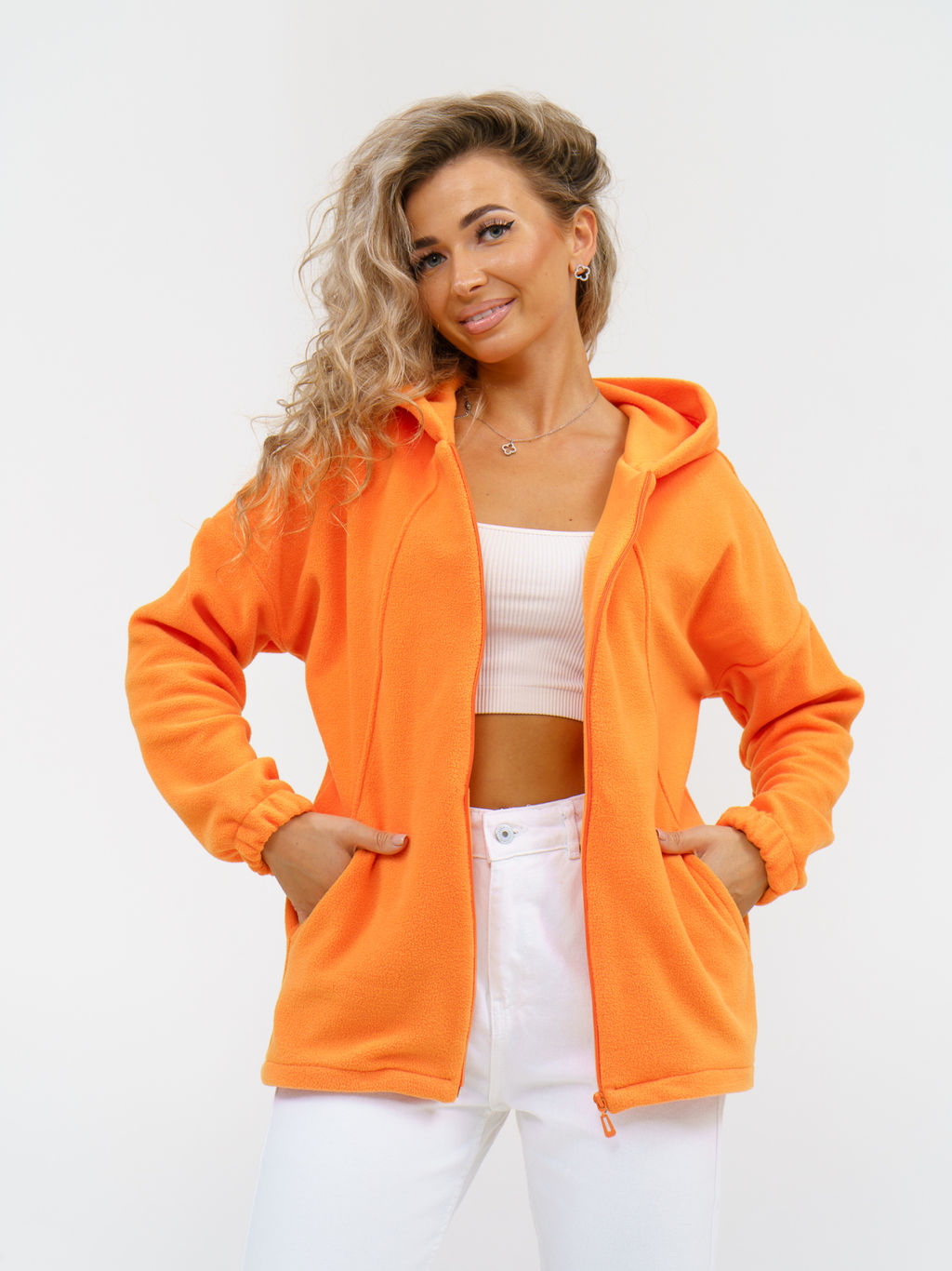 960 Толстовка "Оранжевый"