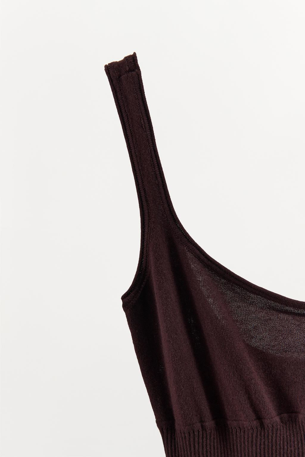 COTTON AND SILK BODYSUIT - Zara фото 5