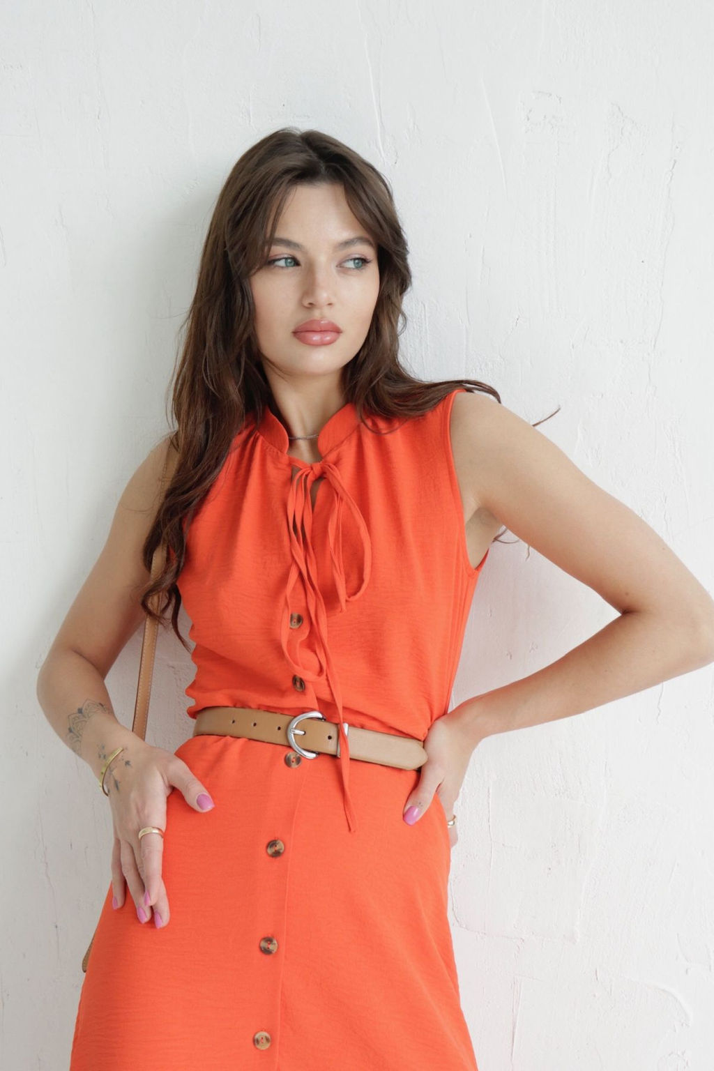 Платье, как из к/ф Красотка, коралловое - Martichelli фото 4