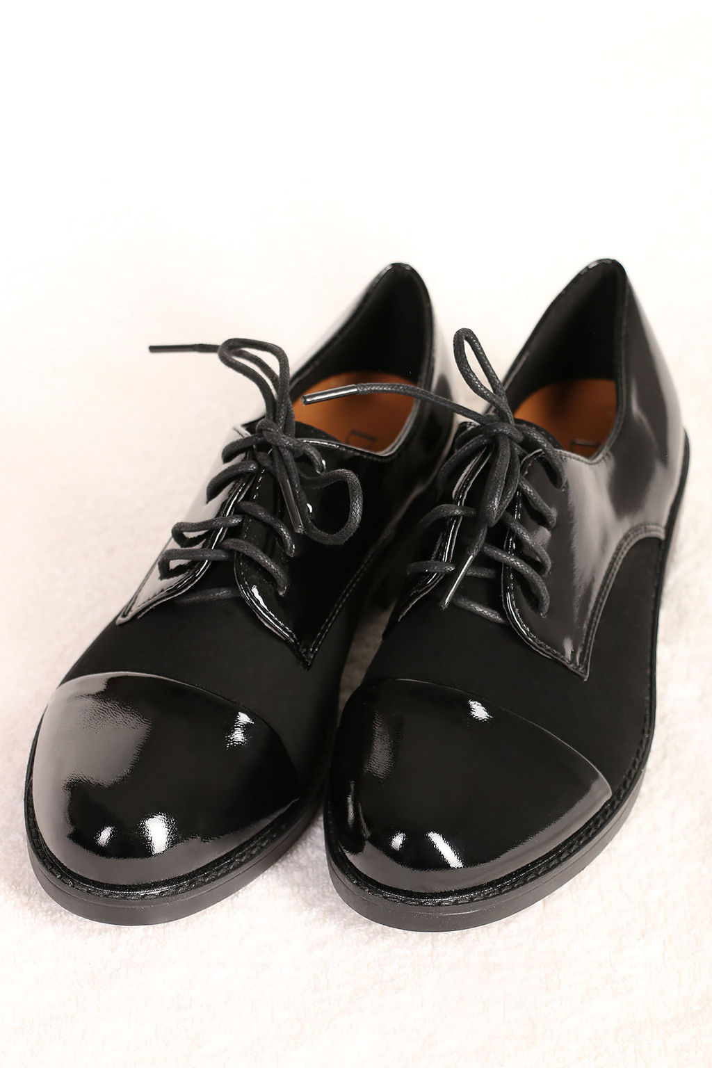 Туфли из кожи и замши