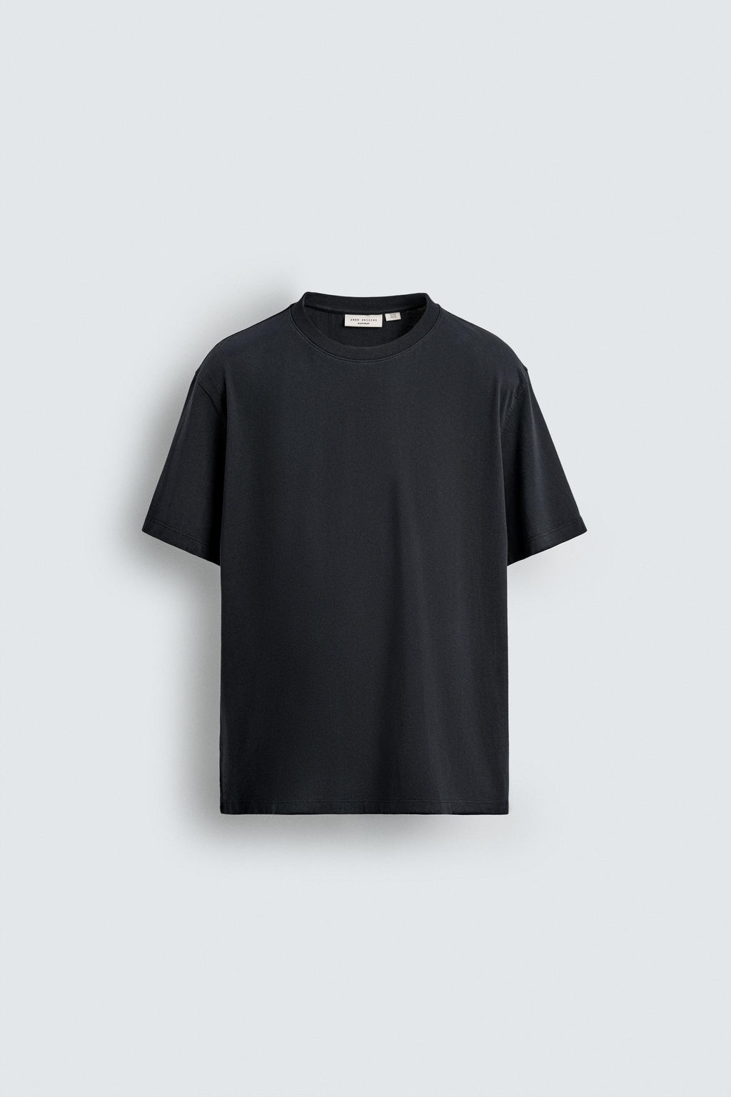 CAMISETA MEDIUM WEIGHT REGULAR FIT ORIGINS / Marino oscuro - Zara фото 7