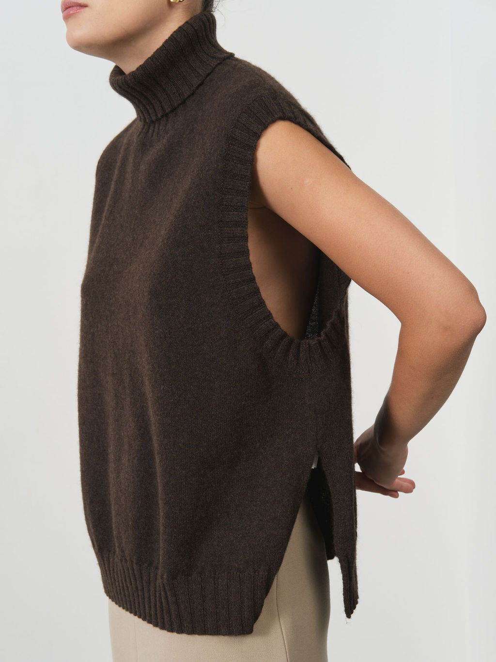 Джемпер женский из пуха яка 06093 ТК