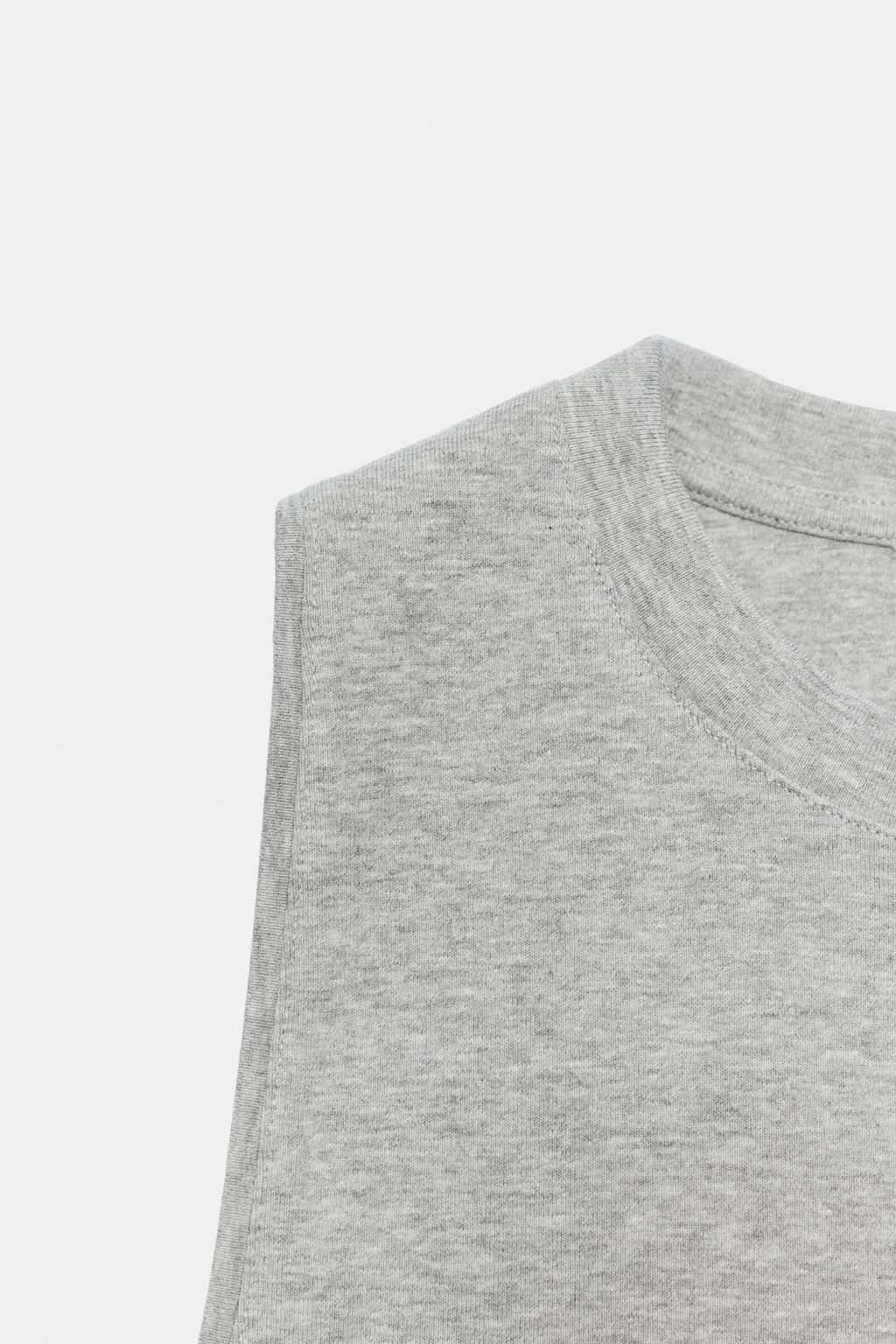 SEAMED SLEEVELESS TOP - Zara фото 8