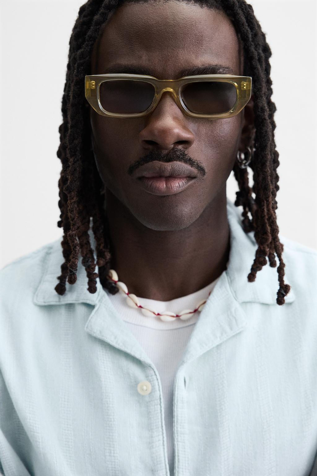 TEXTURED DENIM SHIRT - Zara фото 5