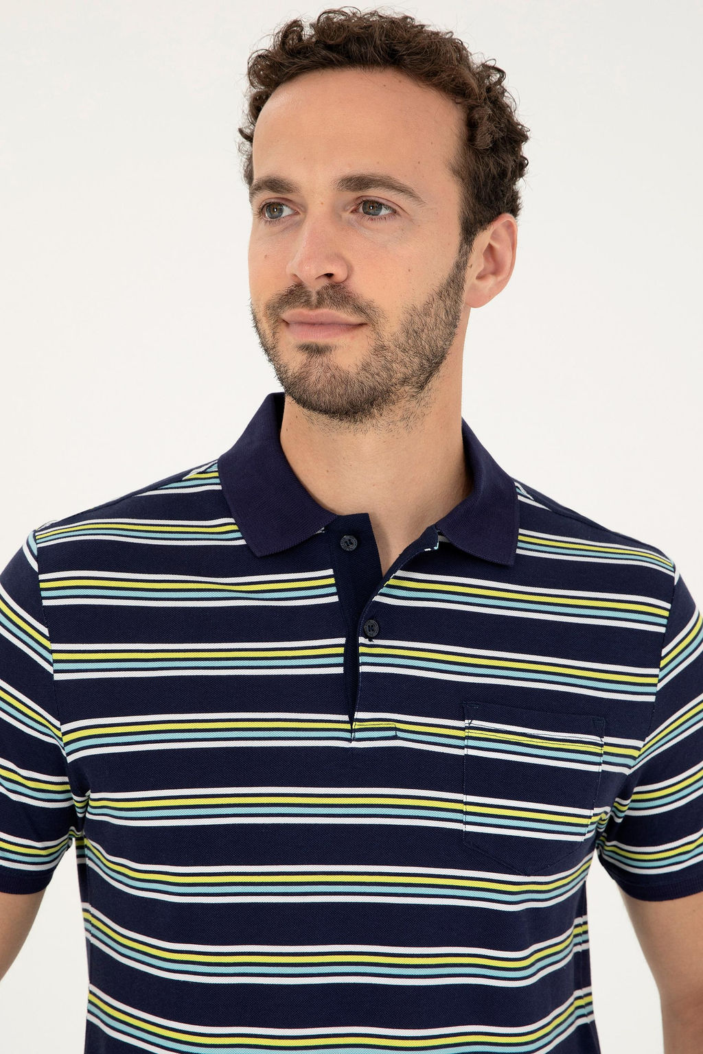 Мужская темно-синяя футболка Неожиданная скидка в корзине - U.s. polo assn фото 2