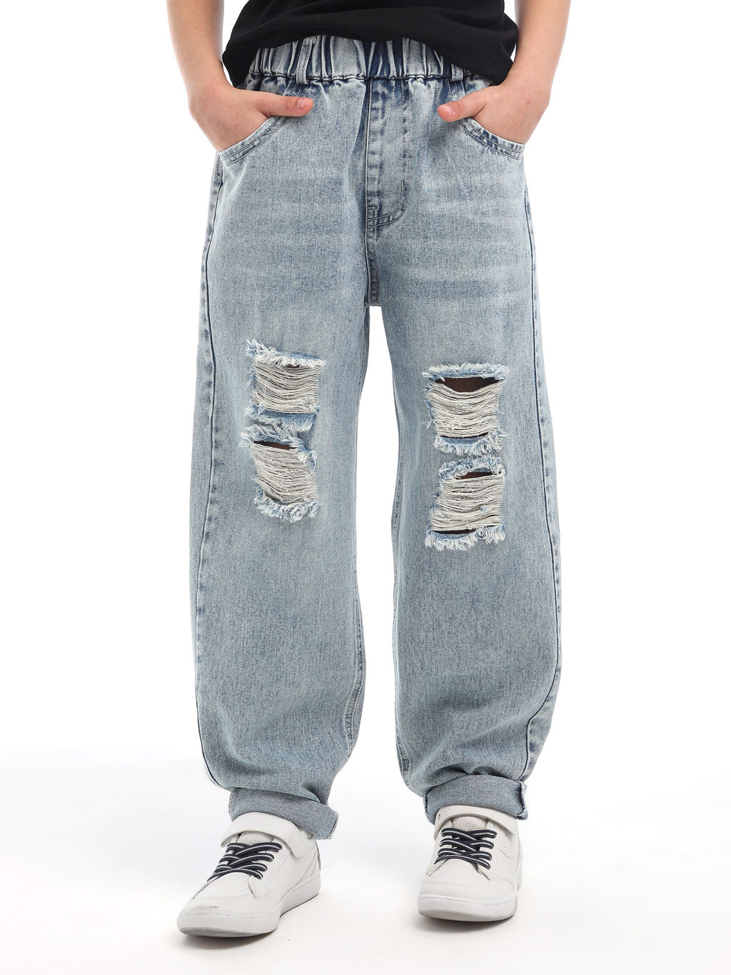 Джинсы-бананы для мальчиков - Синий мир фото 11