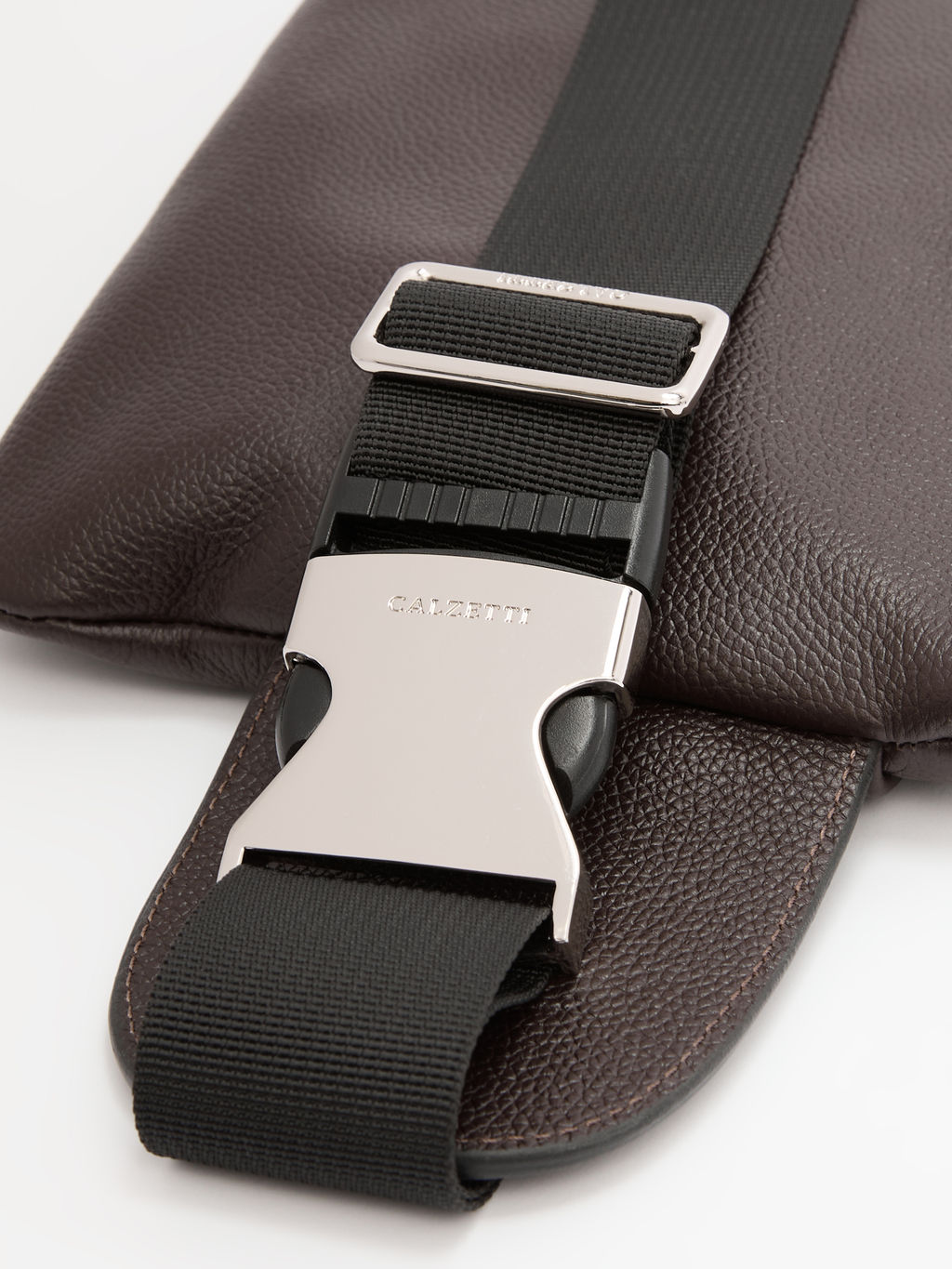 Мужская поясная сумка CALZETTI ADAM R Артикул 2435959, темно-коричневый  фото 8