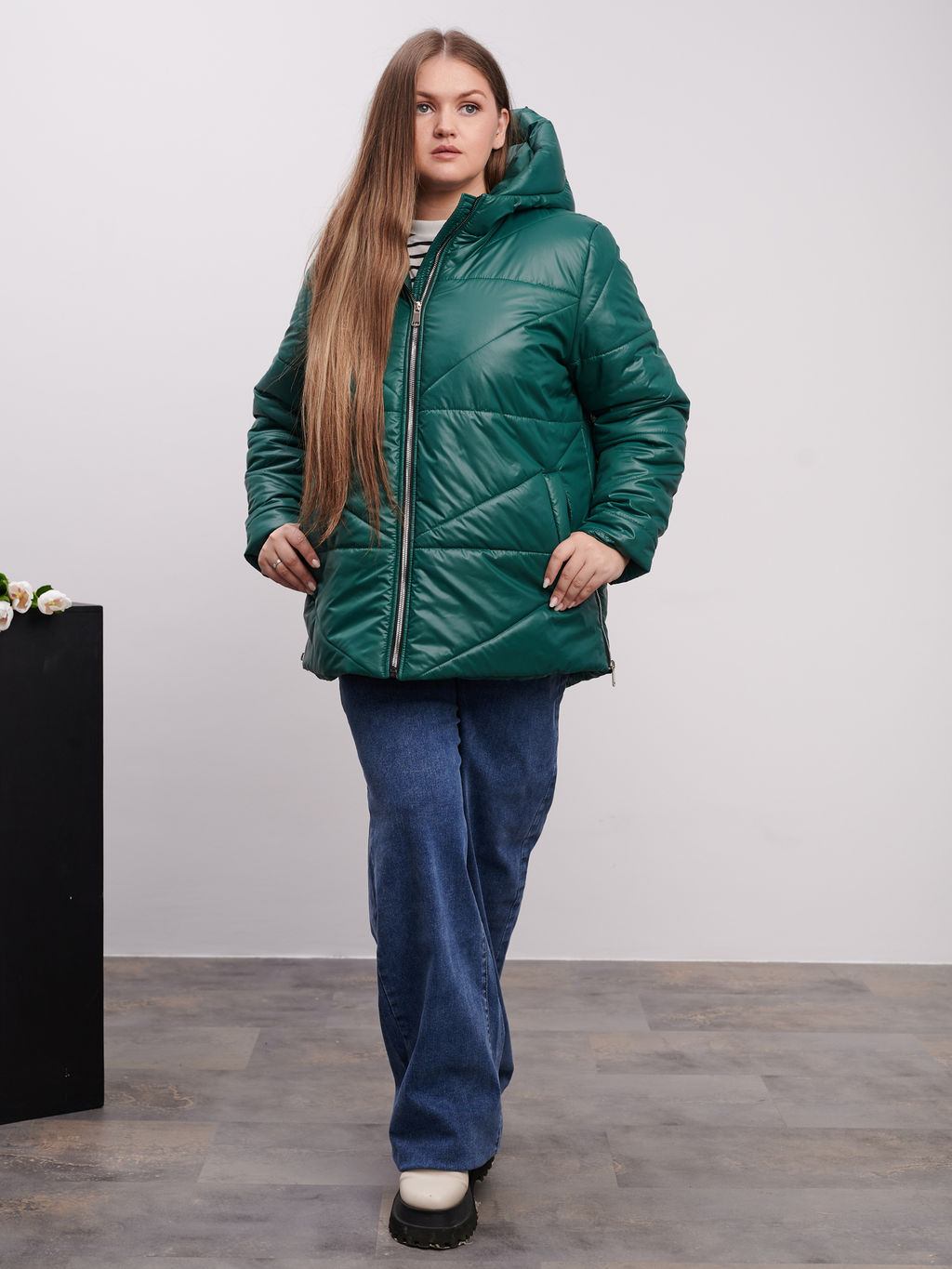 Куртка демисезонная Амелия малахит