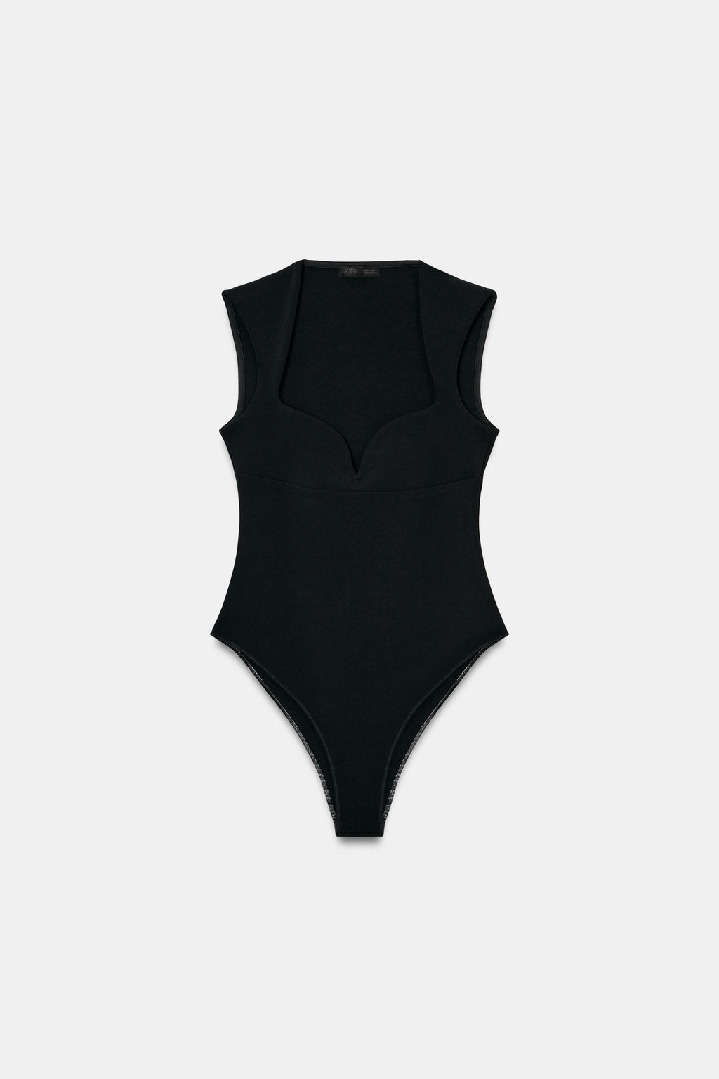 STRETCH SWEETHEART NECKLINE BODYSUIT - Zara фото 4