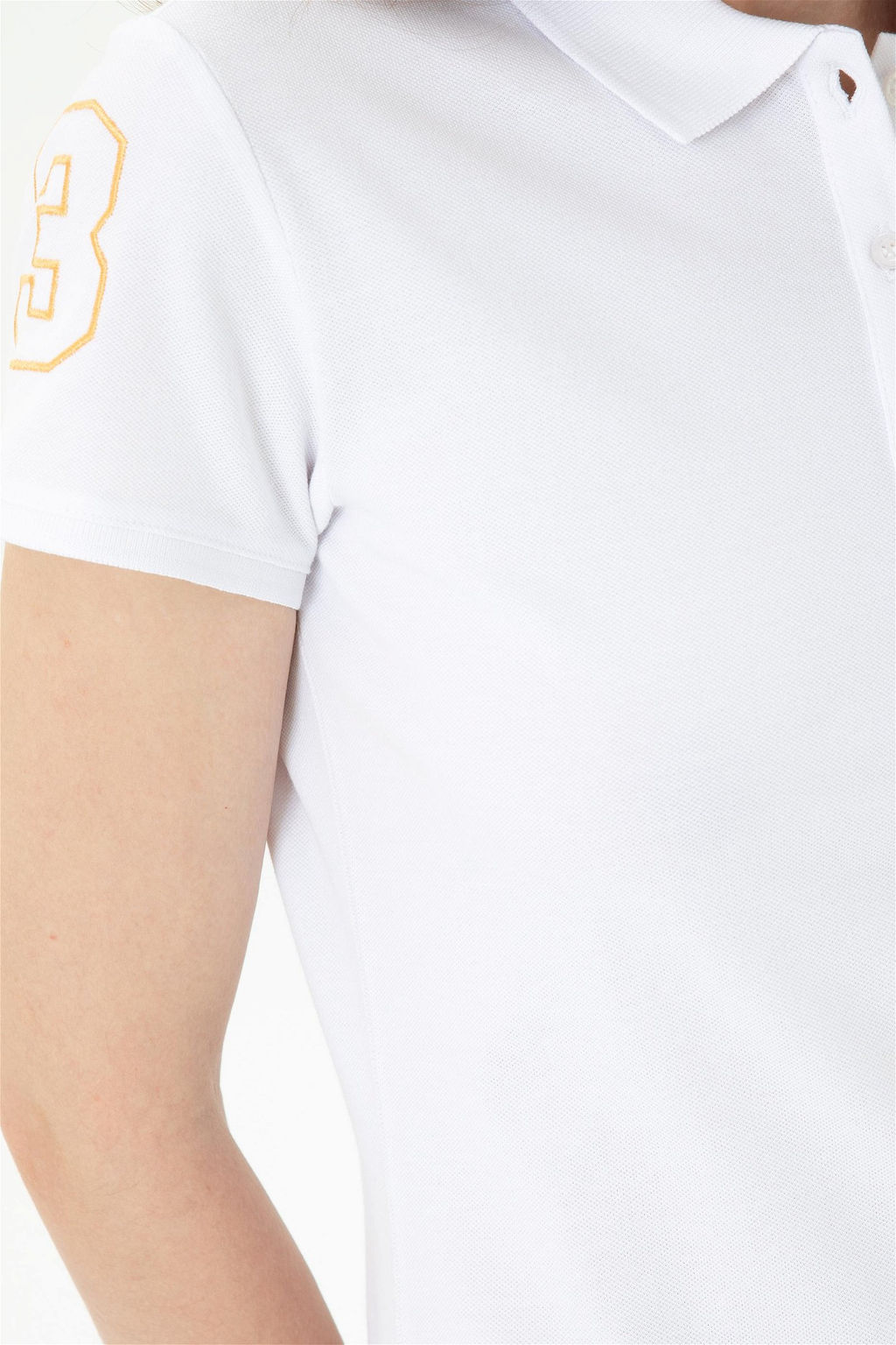 Женское белое трикотажное платье Неожиданная скидка в корзине - U.s. polo assn фото 6