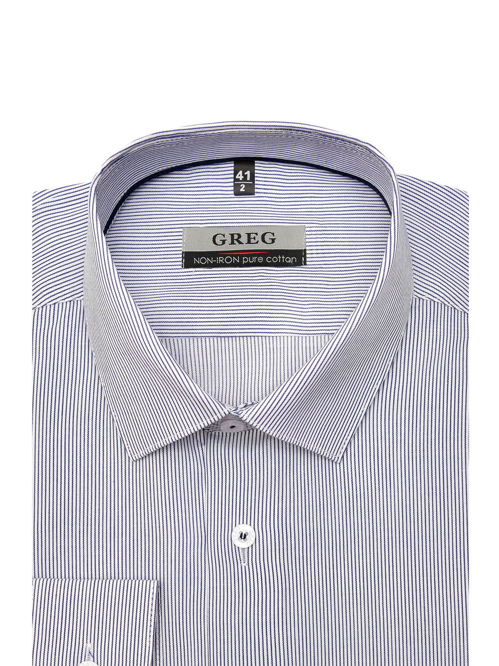 Сорочка мужская длинный рукав GREG 121/231/3737/Z/1p  фото 3