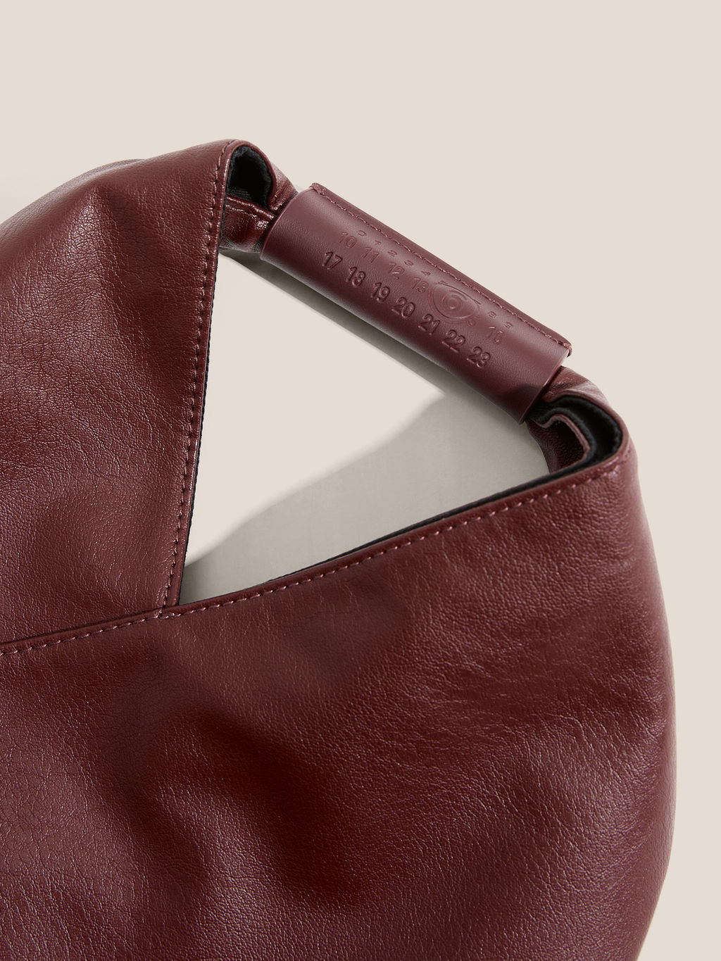 Женская сумка с ручкой MM6 MAISON MARGIELA MINI JAPANESE Артикул 4670193, коричнево-бордовый - Divas bag фото 2
