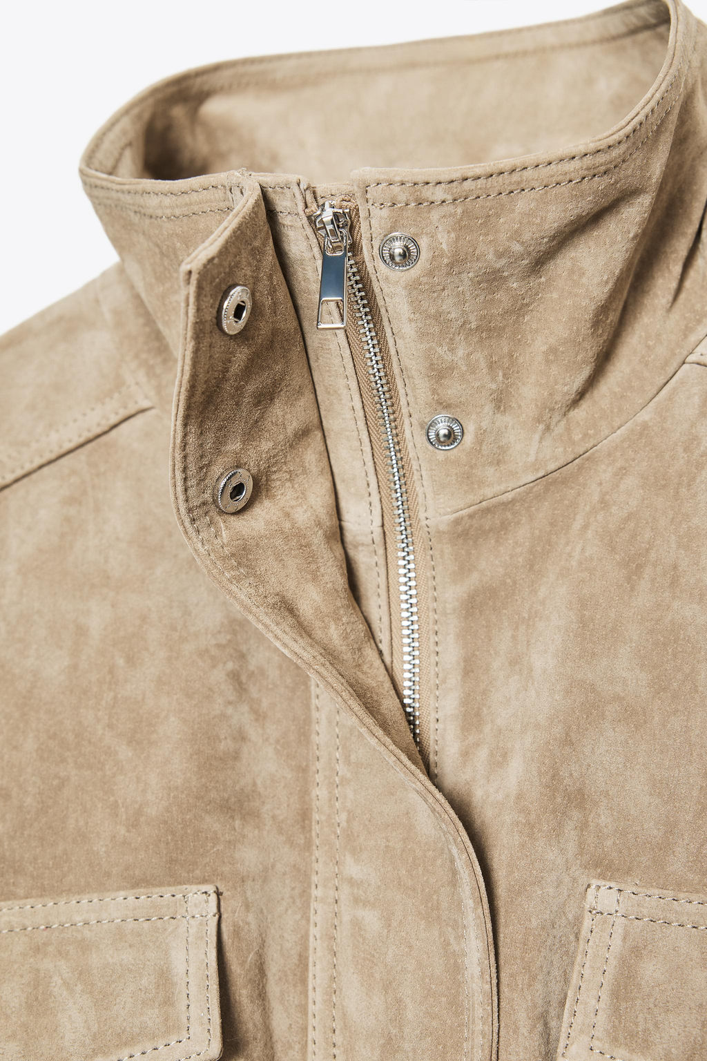 SUEDE LEATHER JACKET - Zara фото 14