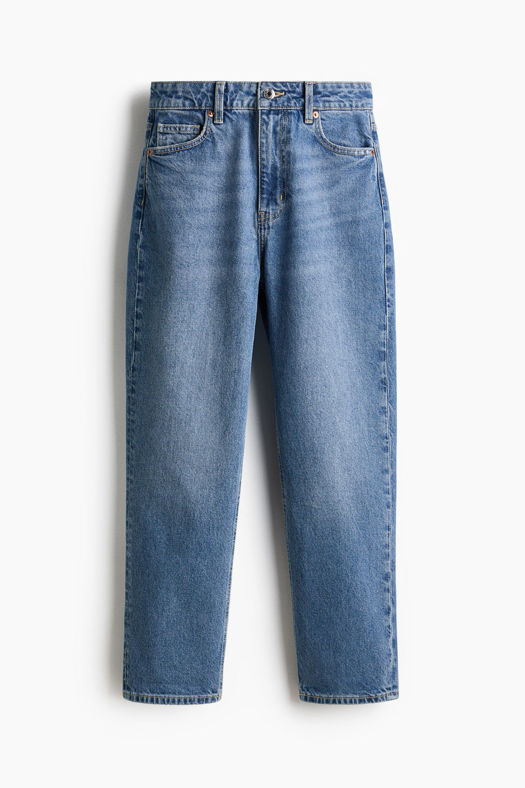 Mom Slim Fit High Waist Ankle Jeans - H&m фото 6