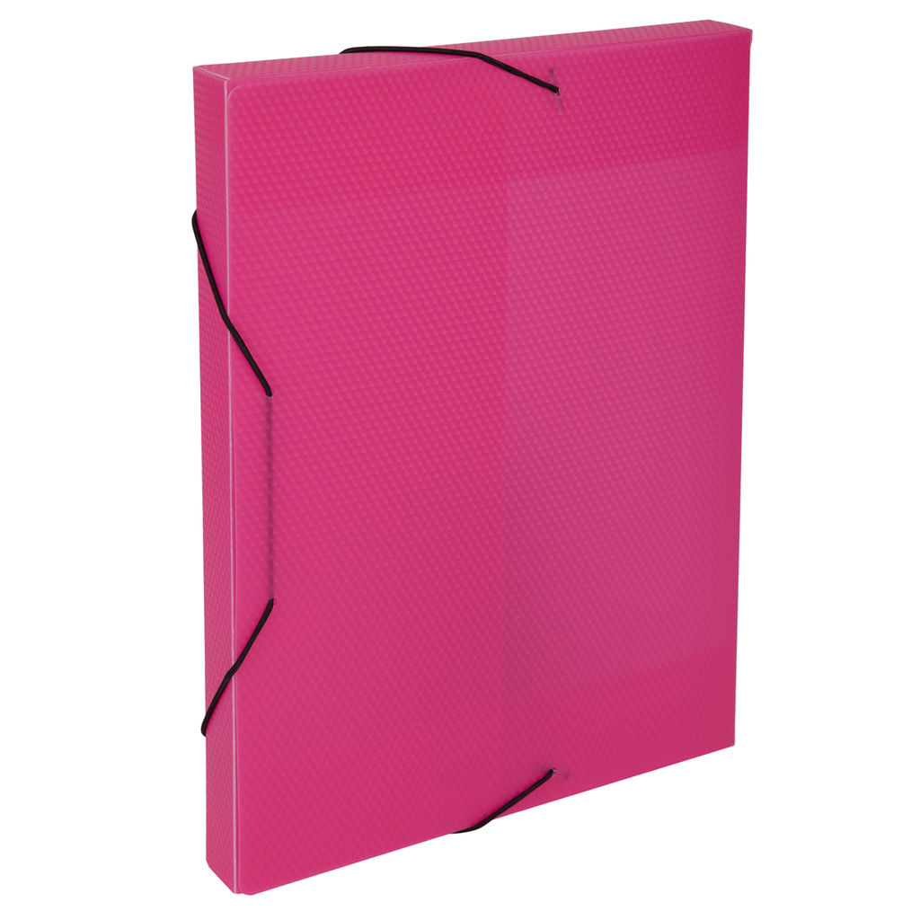 Expert Complete Короб архивный пластиковый 30 мм 1 шт. PRISMA NEON A4 эффект 3D розовый ЕС240400013