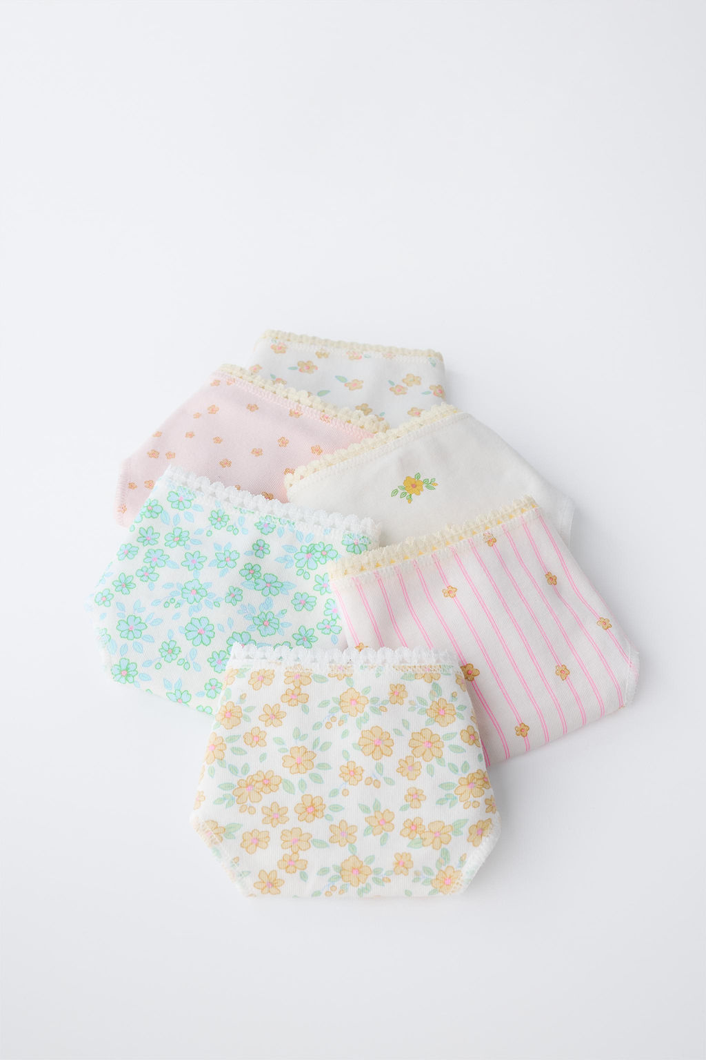 6-14 A?OS/ PACK SEIS BRAGUITAS FLORES / Multicolor - Zara фото 6